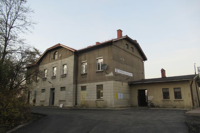 Stacja kolejowa w Podłężu - stan obecny